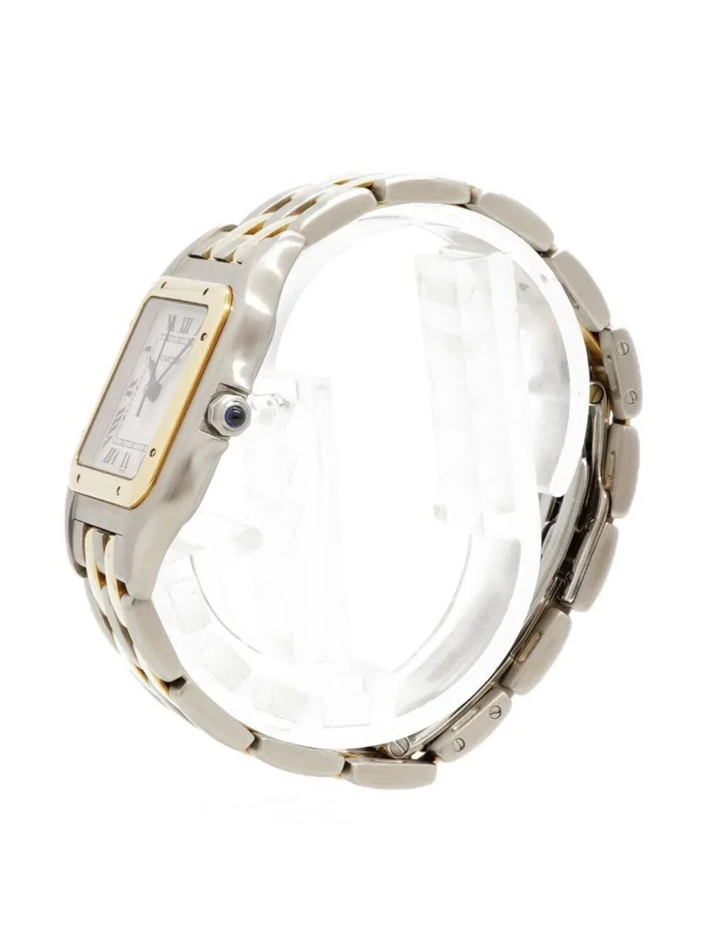 Cartier Panthere MM 2 Row Ivory Dial Watch